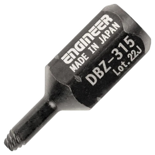 日本工程師ENGINEER 超短起子頭 1.5mm 內六角 崩牙螺絲工具 DBZ-315, 1個