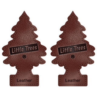 Little Trees 小樹 香片 皮革香 4片組, 無毒專利香味, 持香可長達7週, 適用於車內/家庭/辦公室, 7g, 8片