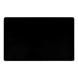 極簡素面PU防汙廚房地墊 防水 耐刮磨紋設計 底部防滑, 儒雅黑, 1件