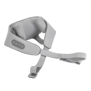 USB充電肩頸按摩器 (三段), 環抱式設計, 多種按摩方式, 顏色隨機, HJ-188