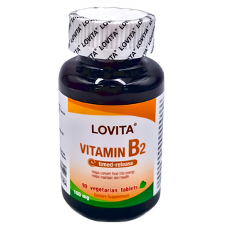 Lovita 緩釋型維生素B2素食錠 100mg, 300mg, 90顆, 1罐