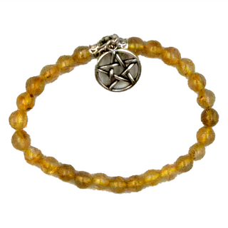 頂級鈦晶手鍊 幸運星輪, 5g, 五芒星