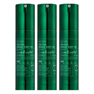 VT COSMETICS 老虎修護微晶精華 PRO CICA REEDLE SHOT 100, 50ml, 3瓶