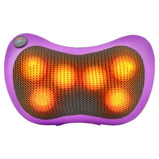 CONCERN 康生健康科技 4D摩力寶貝揉捏按摩枕, 六顆按摩頭, 溫熱, 全身舒緩, CON-1366, 夢幻紫