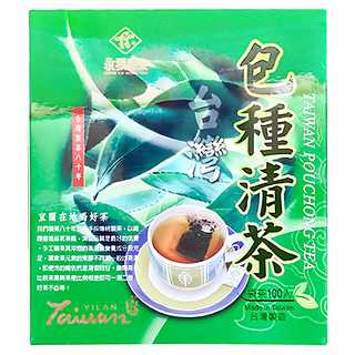 永發茗茶 包種清茶 台灣製造, 2g, 100包, 1盒