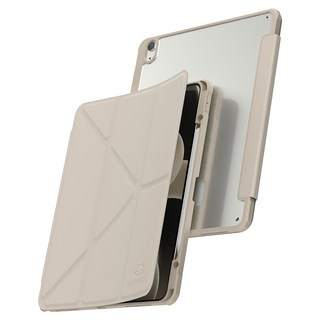 HIPPORIZZ Origo 晶透筆槽防摔殼 適用於 iPad Air M2 13吋 (2024) / iPad Pro 12.9吋(2020-2022), 星光色, 1個