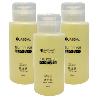 MEGAMIE 溫和指甲油去光水 300ml, 3瓶