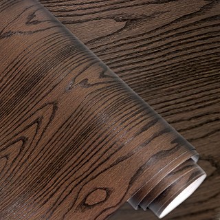 WA. 仿真木紋自黏防水壁紙 鋼刷銀柳木 加厚超立體紋路, 60 x 300cm