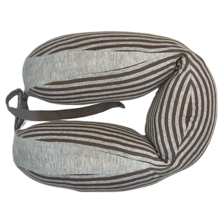 PATTO RABBIT 百特兔 長型乳膠頸枕, 咖啡色