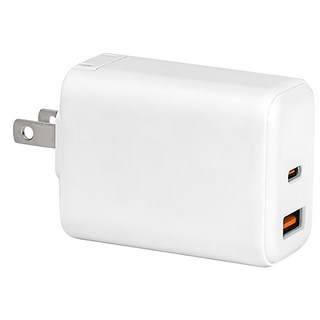 Kinyo 氮化鎵電源供應器 65W 46 x 30 x 60mm 99g, 白色, 1個