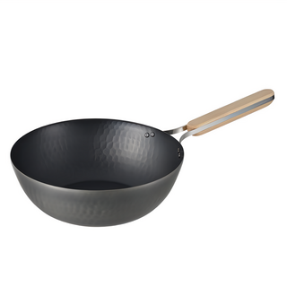 FREIZ 和平 eNZO 日本製木炳鐵鍋 26 cm, 26cm, 黑色, 1入