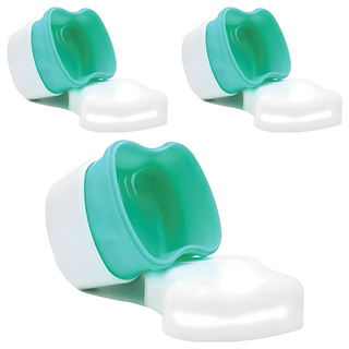 Seasons 四季 活動假牙/矯正器專用 雙層浸泡盒, 1個, 3個