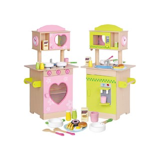 Mentari 美味料理廚房組 雙面 18個食材配件 色彩鮮艷豐富 無毒無害, 1組