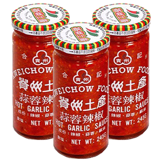 合記貴州 蒜蓉辣椒, 245g, 3罐