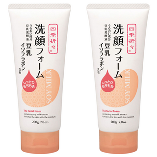 KUMANO 熊野油脂 豆乳保濕洗面乳, 200g, 含有大豆異黃酮, 2條