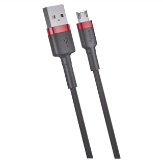 Baseus 倍思 卡福樂 Micro 雙面盲插數據線, 2m, 紅色 + 黑色, 1條