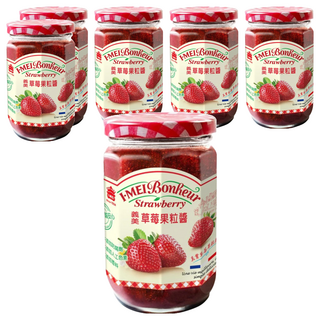 義美 草莓果粒醬, 300g, 6罐