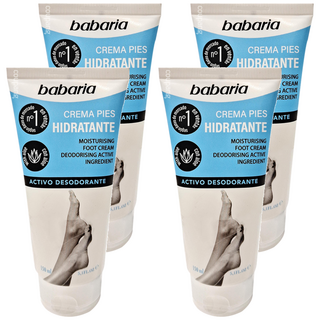 Babaria 保濕護足霜 - 適用於長時間久站、運動後，150ml, 1條, 4條