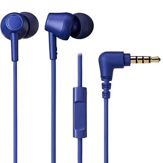 audio-technica 鐵三角 耳塞式耳機 原廠保固, ATH-CK350XiS, 藍色