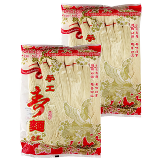 耆盛 手工壽麵, 紅外線殺菌 電器烘乾 全素可食, 600g, 2包