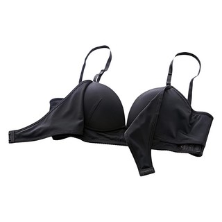 COGIT 集中爆乳 胸前X交叉彈力帶 機能三段可調 超集中 心機內衣, M, Black