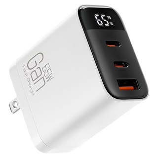 CYKE 65W氮化鎵充電器 CYKE-K39, 白色, 1個