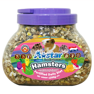 A star 寵物鼠蔬果主食, 1.2kg, 1桶