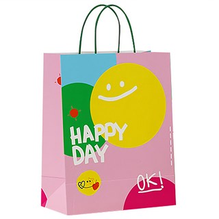 Maket Gamseong 微笑印花紙袋, 20個, 1型