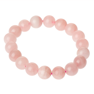 財神小舖 甜蜜桃花 馬粉晶手鍊 10mm, S-314-10, 1個