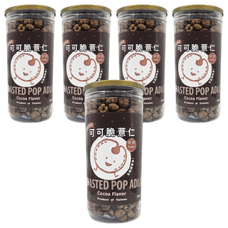 品益生技 可可脆薏仁, 烤焙, 全穀類, 非油炸, 台灣製造, 150g, 5罐