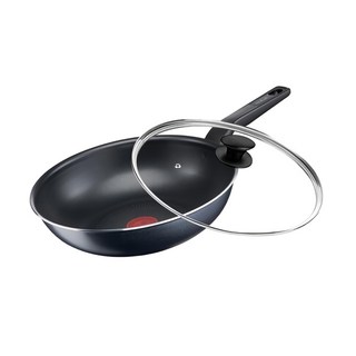 Tefal 特福 銀河系列 不沾小炒鍋 + 玻璃蓋 C3851932, 28cm, 1組