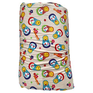 EmBrace 英柏絲 SPA級 純棉 大和抗菌 嬰兒乳膠床墊, 120 x 60 x 5cm, 微笑塗鴉