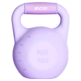 MACYO 麦克羊 居家健身注水自灌重量壺鈴 1~6kg可調式 暮光紫, 1個, 755g
