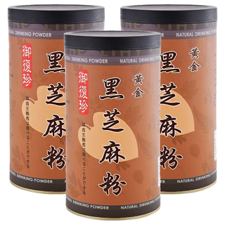 御復珍 黃金黑芝麻粉, 600g, 3罐
