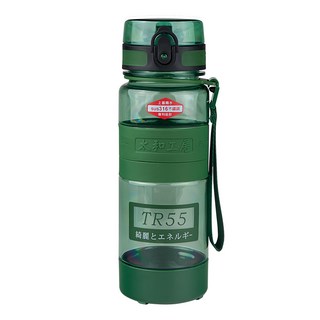太和工房 TR55系列 運動水壺, SUS316不鏽鋼上蓋, 橄欖綠, 1L, 1個