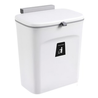壁掛垃圾桶 9L, 白色