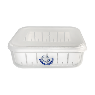 JUSKU 佳斯捷 2號甜媽媽濾水保鮮盒 17.3 x 12.3 x 8cm 白透色 1L 3個, 1組