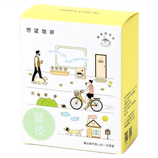 SIMPLEREAL 想望咖啡 藝伎禮盒掛耳包, 6個裝, 12g, 1盒