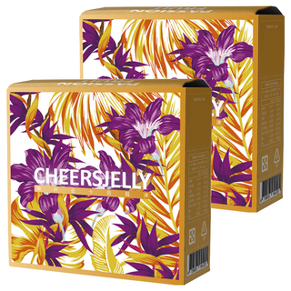 CHEERSJELLY 舉杯低卡 百香果蒟蒻凍, 果香馥郁 Q彈微脆口感, 396g, 2盒