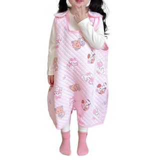 愛北鼻 柔軟親膚透氣 背心式寶寶睡眠防踢被 多款可愛圖案