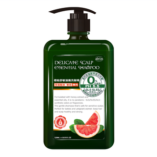 a'rin 氧潤 橙柚舒敏滋養洗髮精 專為脆弱頭皮設計 0%防腐劑, 520ml, 1罐