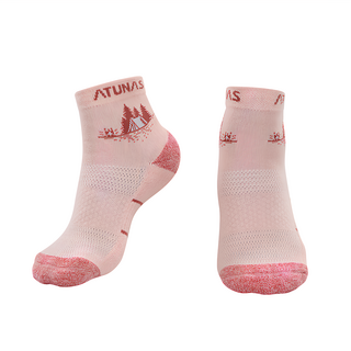 ATUNAS 歐都納 步步輕心減壓襪 霧粉色 運動休閒 輕薄透氣 吸濕排汗, M, 1雙
