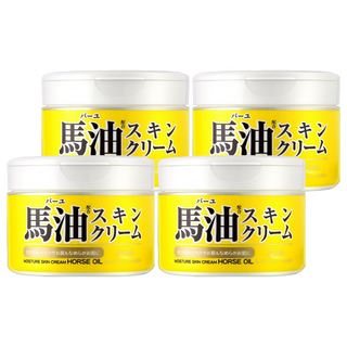 Loshi 樂絲 馬油保濕乳霜, 日本銷量No.1 天然配方, 220g, 4件