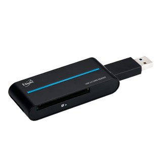 E-books T27 USB3.0多合一讀卡機 高速5Gbps傳輸, E-PCE140, 黑色, 1個
