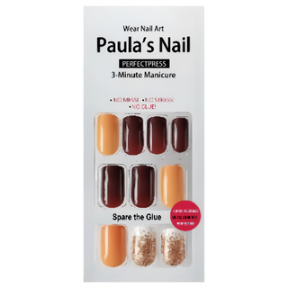 Paula's Nail 寶拉美甲 30片美甲套裝 3分鐘美甲, 托斯卡尼, 1組