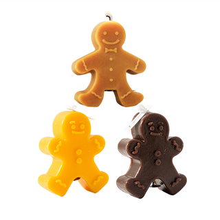 Viita 療癒聖誕 交換禮物創意香氛蠟燭 Set 3 薑餅人造型香氛蠟燭 石蠟, 薑餅人造型, 1組