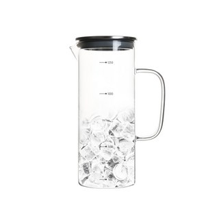 OVEN LOCK 耐熱玻璃水瓶, 透明, 1.3L, 1個