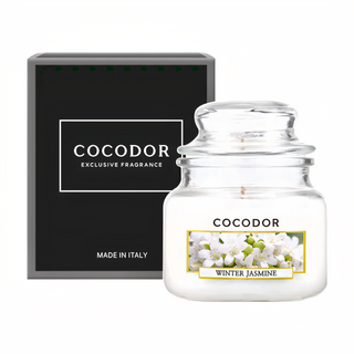 COCODOR 珂珂朵爾 香氛精油蠟燭, 95g 小罐蠟燭 冬日茉莉意大利製造, 迎春花香, 1個
