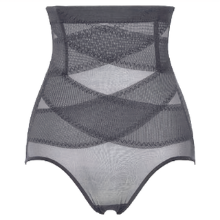 KROSKANGEL 傲人曲線塑身高腰收腹內褲, 聚酯纖維91.7% 彈性纖維8.3%, 黑色, 2XL