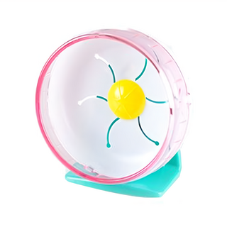 伊比丫丫立架式靜音轉輪 中 寵物鼠運動玩具, 1個